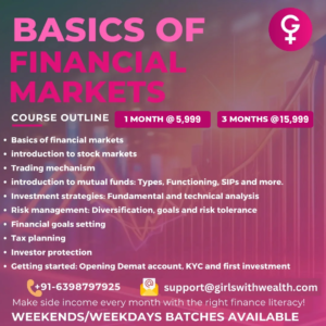 Basics Of Financial Markets Courses